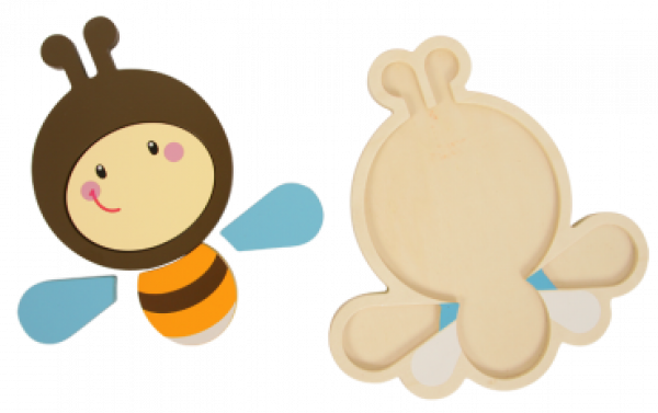 Einlegepuzzle ""Bienchen""